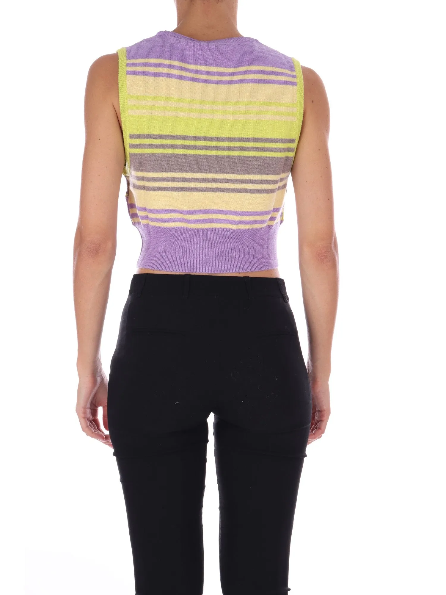 23FA9052WOOL Gilet cropped