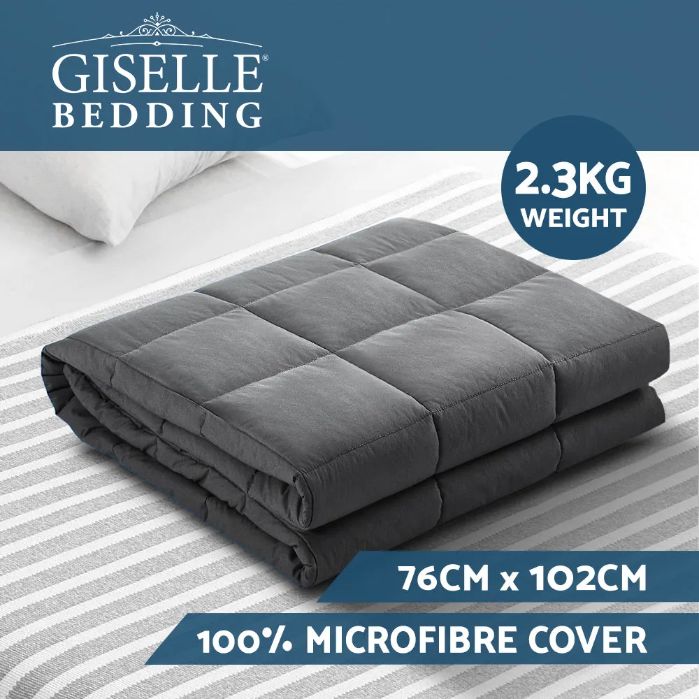 2.3KG Kids Weighted Blanket, Microfibre & Glass Beads, Giselle