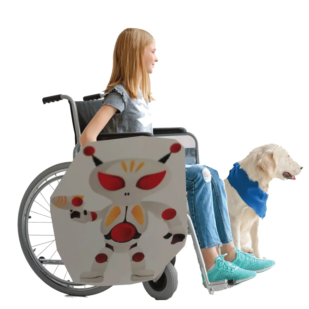Alien Attack Bot Wheelchair Costume Child's