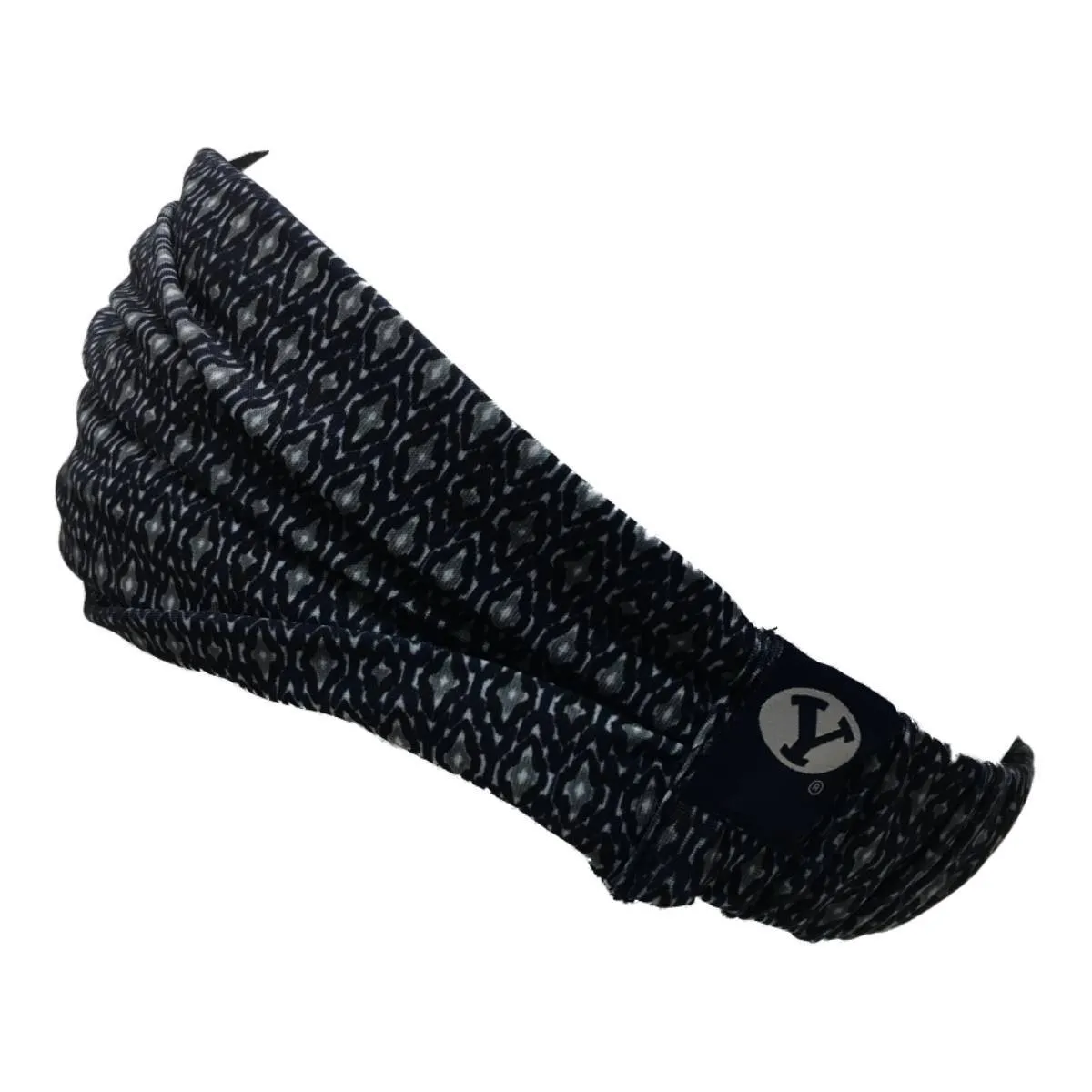 BYU Cougars TOW Women's Navy & Gray Ultra Soft Kitty Fashion Headband
