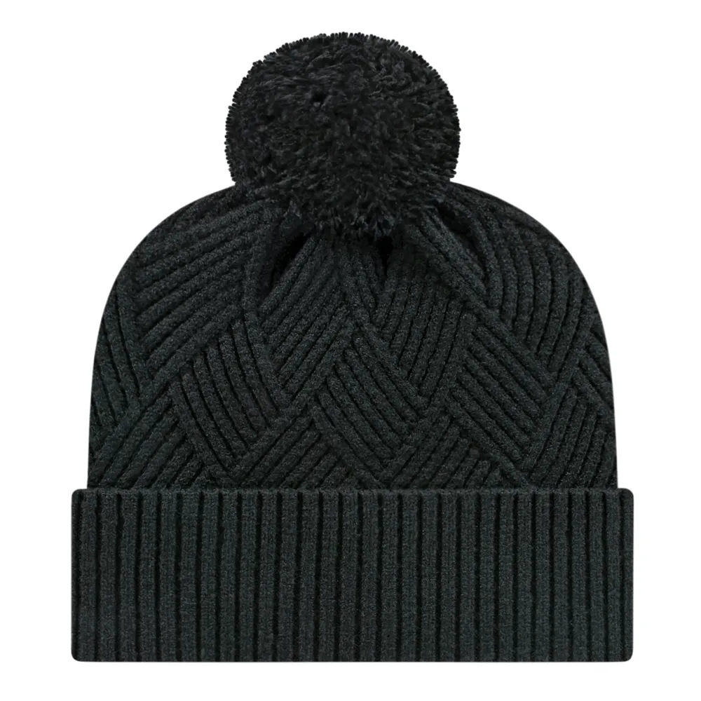 Cap America iK8554 Premium Diagonal Weave Knit Cap with Cuff