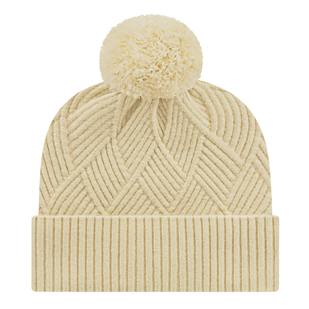 Cap America iK8554 Premium Diagonal Weave Knit Cap with Cuff