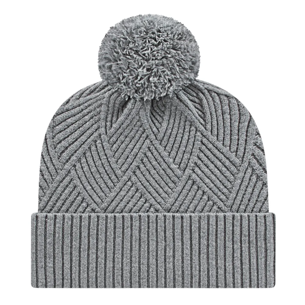 Cap America iK8554 Premium Diagonal Weave Knit Cap with Cuff