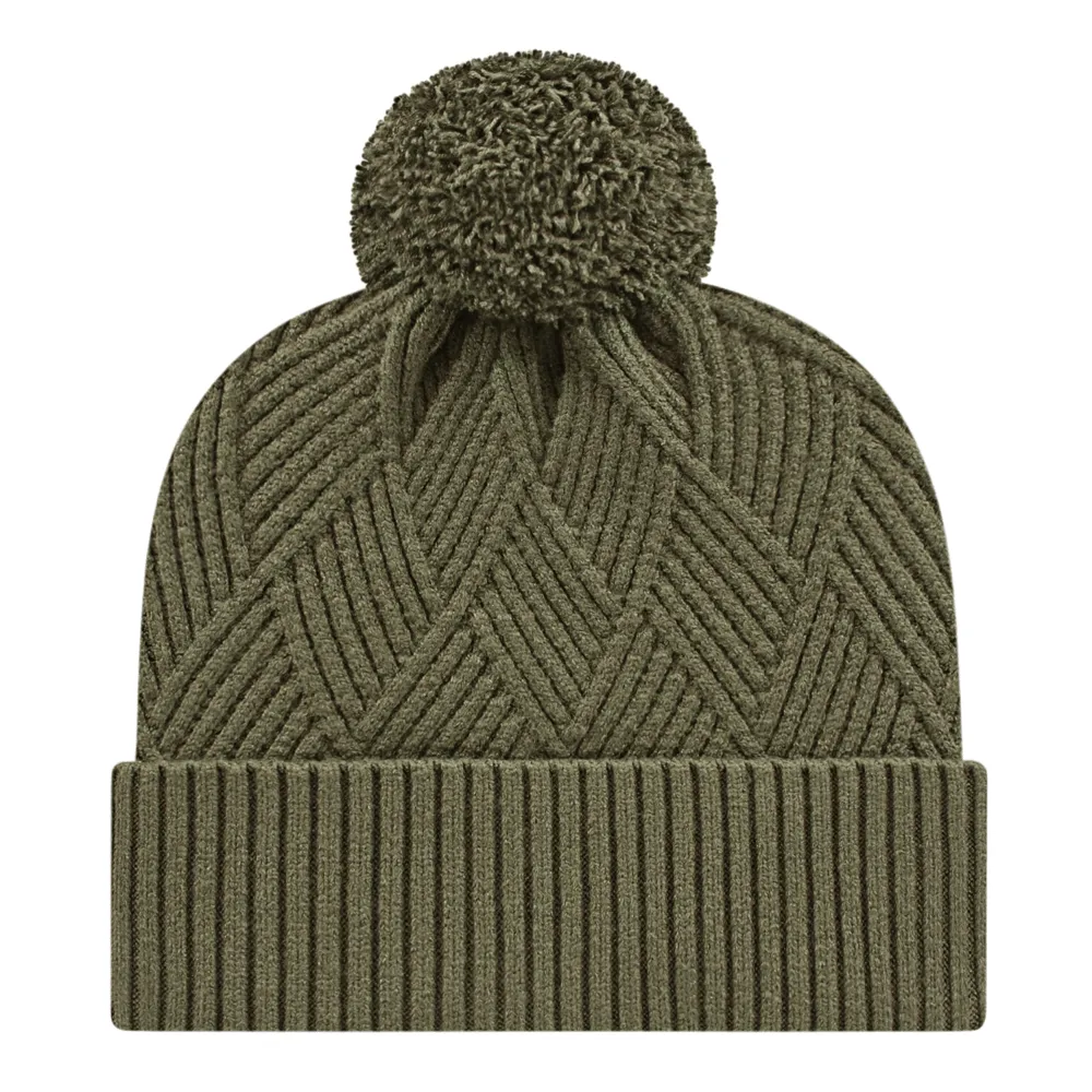 Cap America iK8554 Premium Diagonal Weave Knit Cap with Cuff