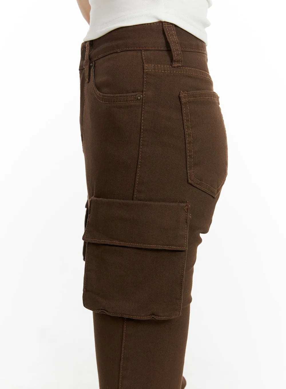 Cargo Bootcut Pants CU410