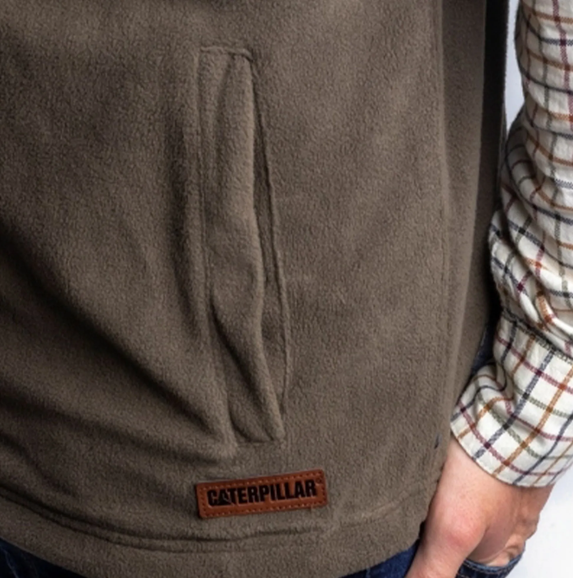 CONCORD FLEECE Mens Fleece Vest Body Warmer Green