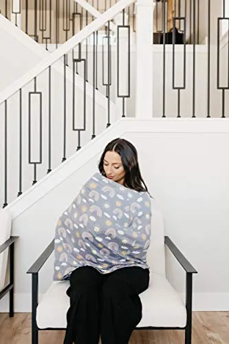 Copper Pearl Baby Car Seat Cover Canopy and Nursing Cover Multi-Use Stretchy 5 in 1 Gift Hope