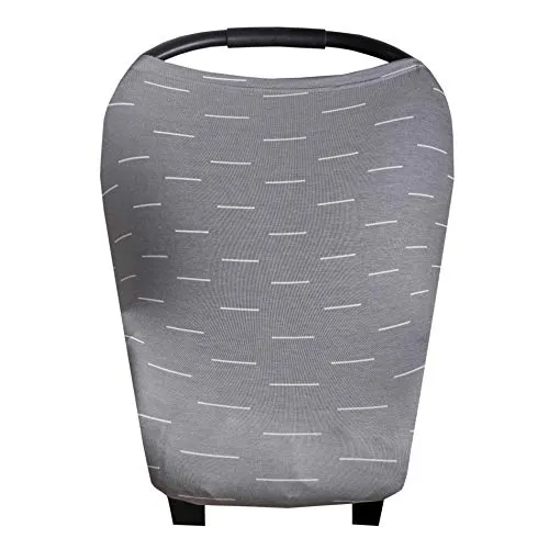 Copper Pearl Baby Car Seat Cover Canopy and Nursing Cover Multi-Use Stretchy 5 in 1 Gift"Dash"