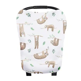 Copper Pearl Baby Car Seat Cover Canopy and Nursing Cover Multi-Use Stretchy 5 in 1 Gift"Noah", 4.8 Ounces