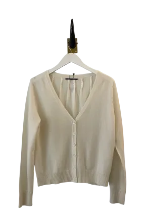 Creme Tuck Back Cardigan