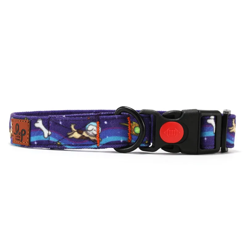 Dog Collar Neck Belt - Space Dog