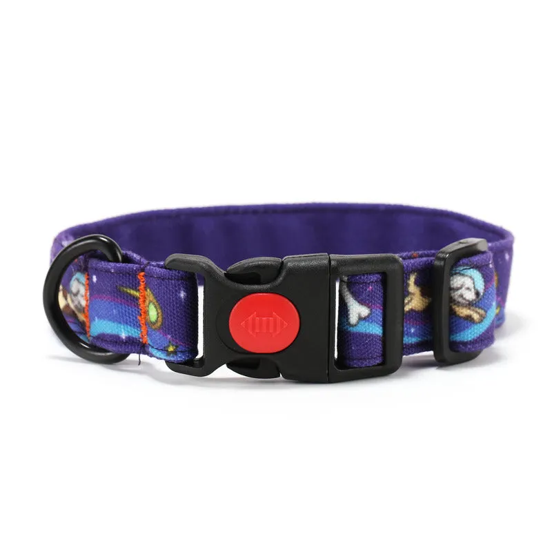 Dog Collar Neck Belt - Space Dog