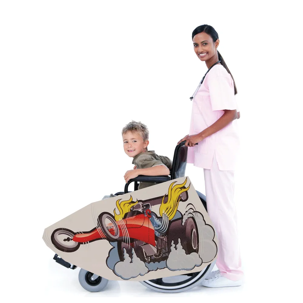 Dragster Wheelchair Costume Child's