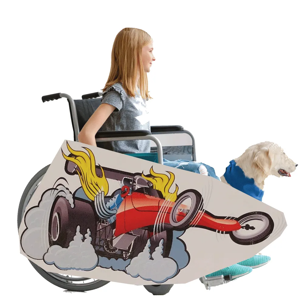 Dragster Wheelchair Costume Child's