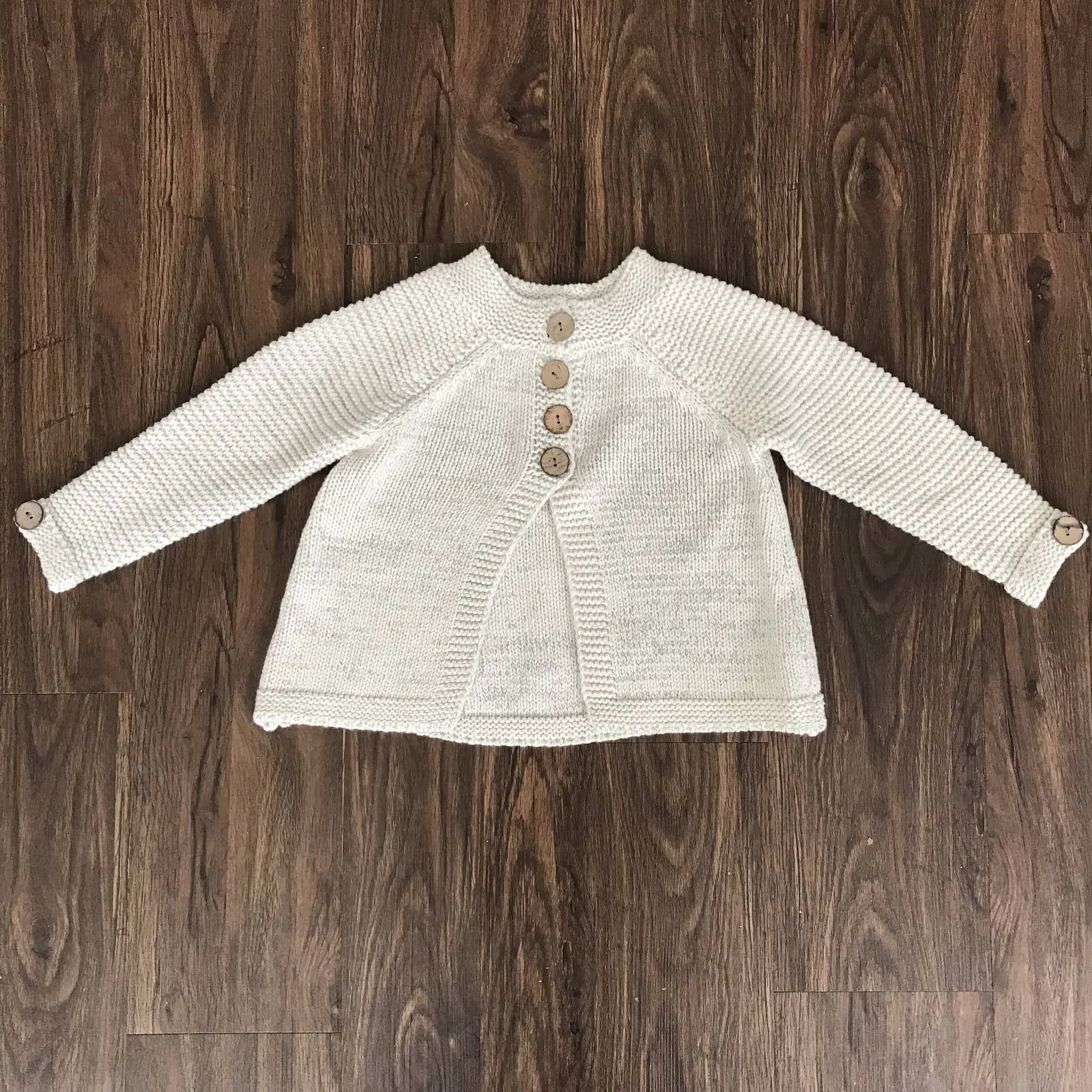Grey Knitted Sweater Cardigan