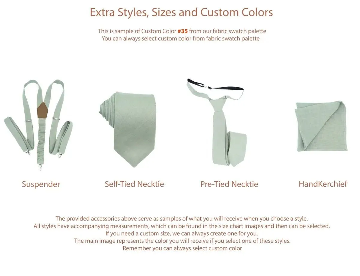 Handcrafted Peach Tie for Men - Elegant and Durable Design