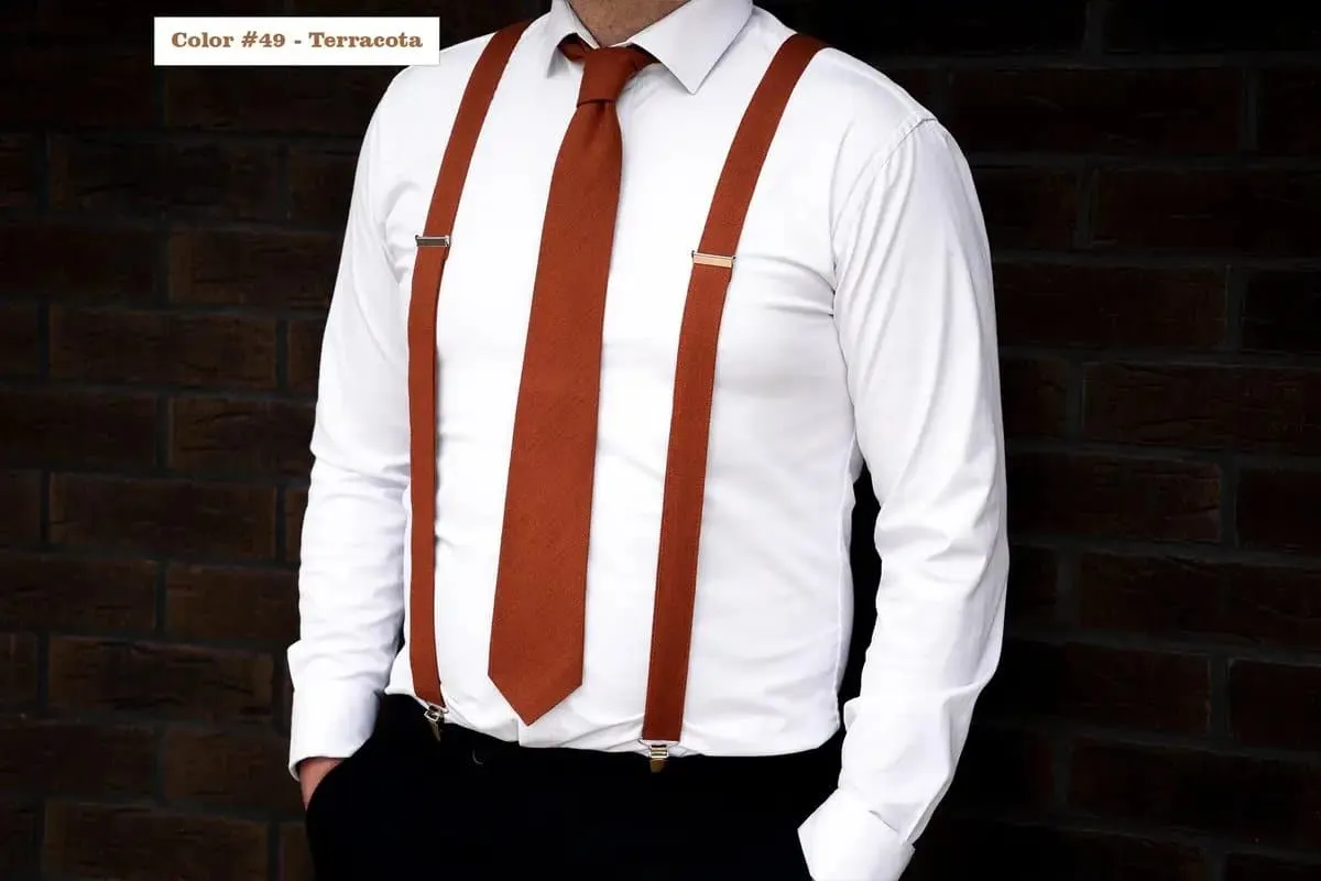 Handcrafted Peach Tie for Men - Elegant and Durable Design