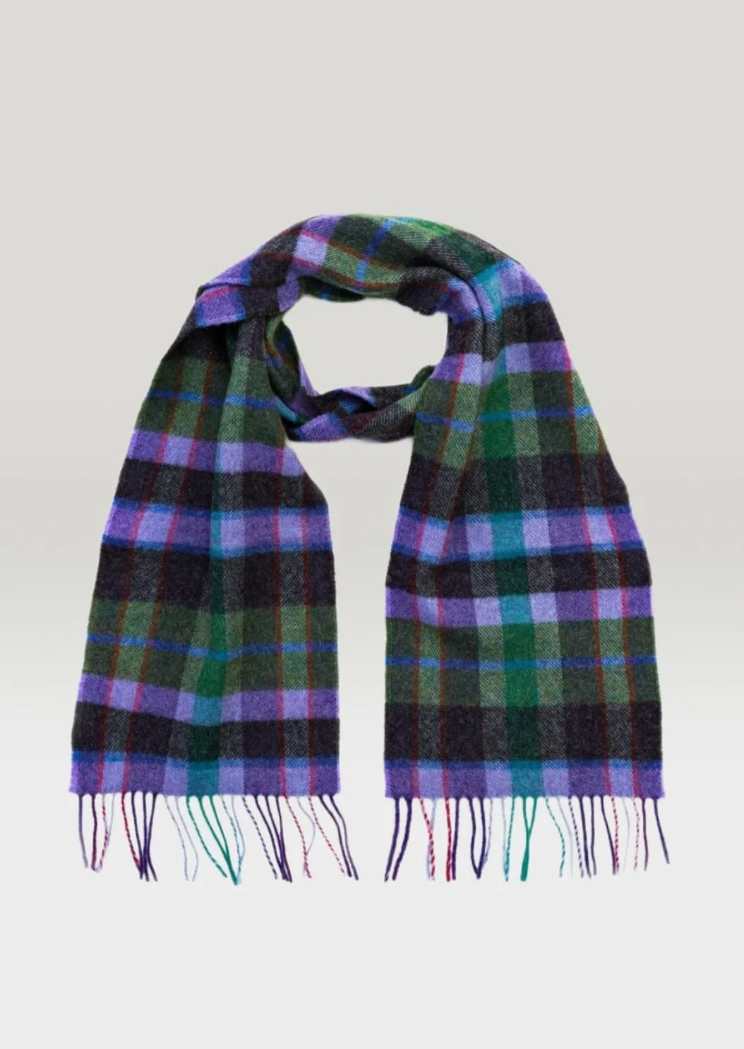 John Hanly Scarf | Denim Check