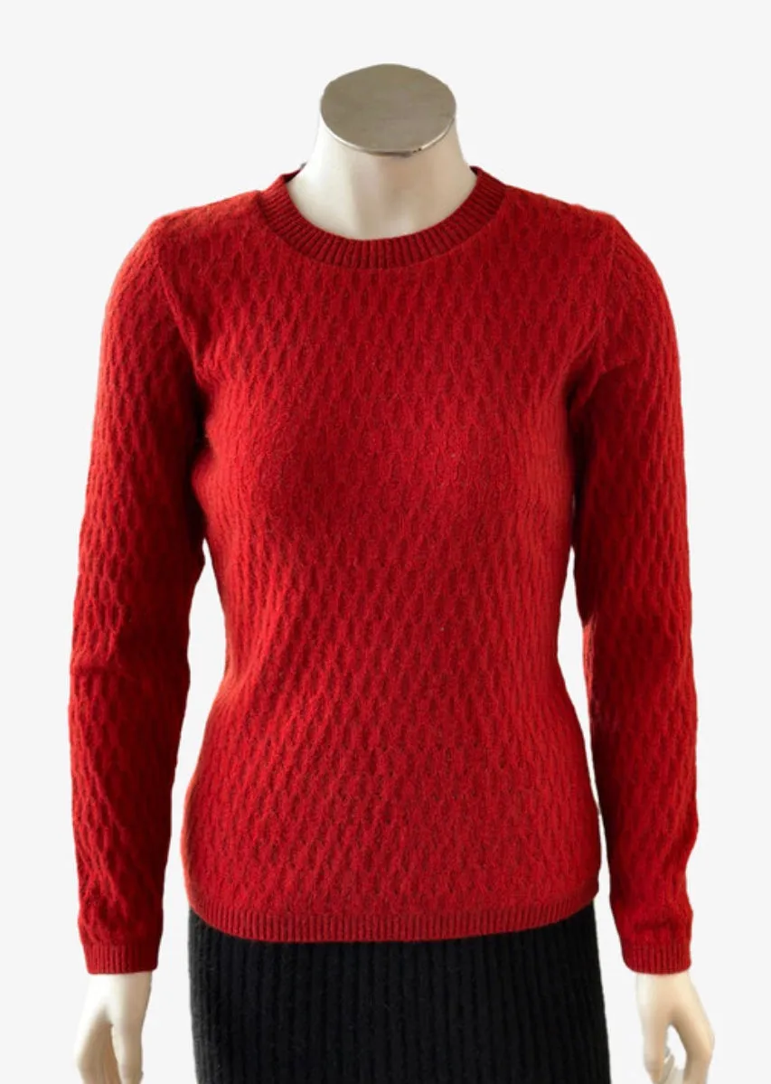 Lace Detail Crew Jumper