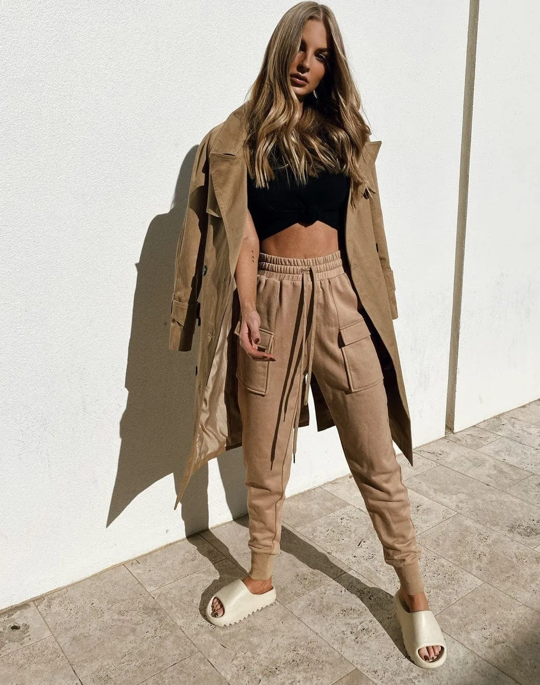Madison The Label Maxwell Joggers Beige