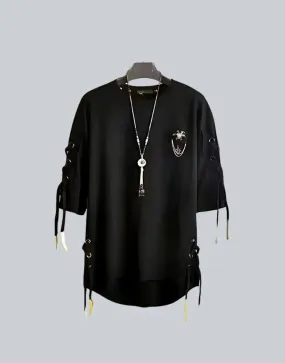 Mens Lace-up Shirt