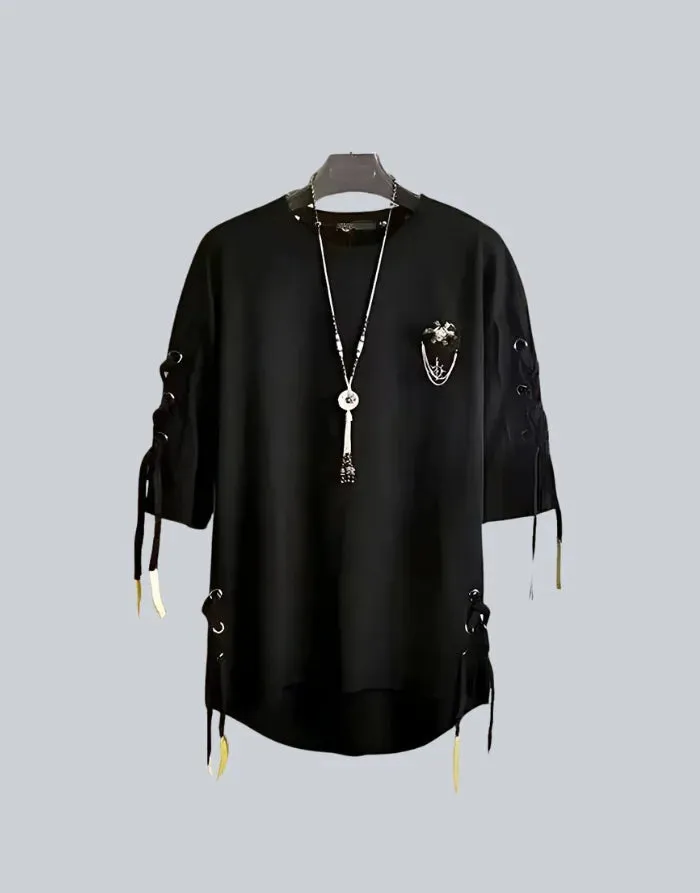 Mens Lace-up Shirt