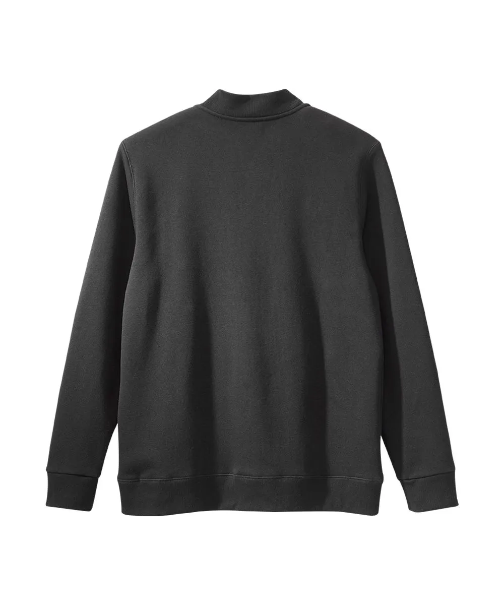 Men's Magnetic Button Front Bomber Jacket