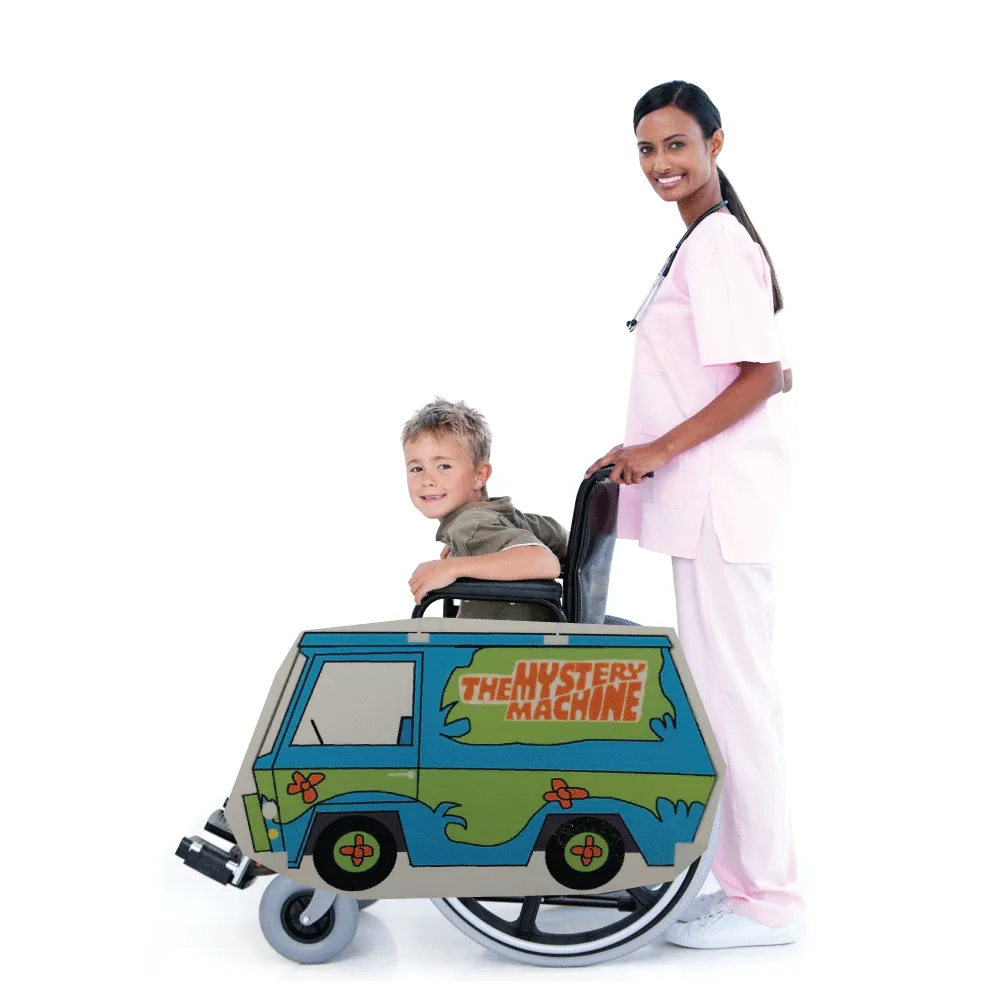Mystery Machine Lookalike Wheelchair Costume Child's