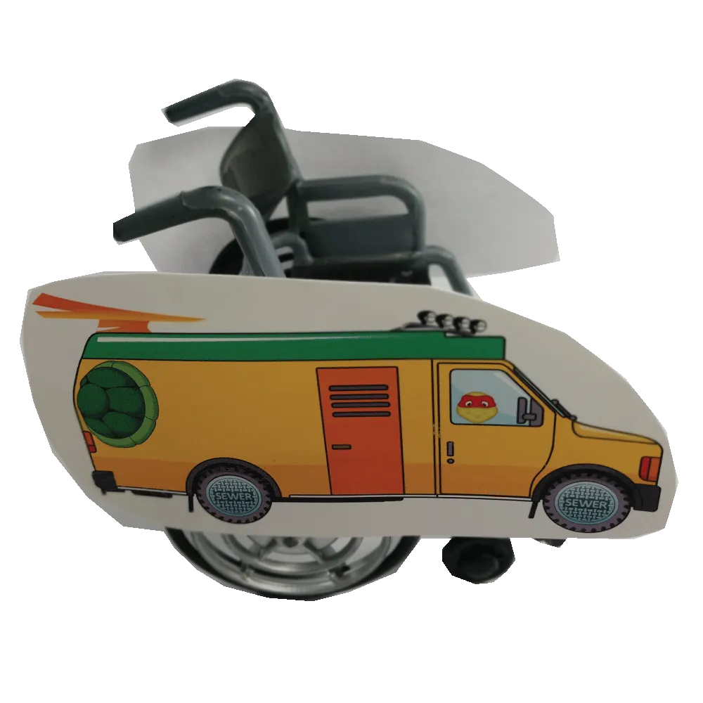 Ninja Turtle Van Lookalike Wheelchair Costume Child's