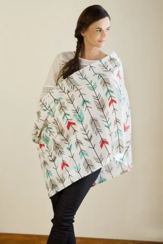 Nursing Happens™ Muslin Infinity Breastfeeding Scarf - Fletching Arrows