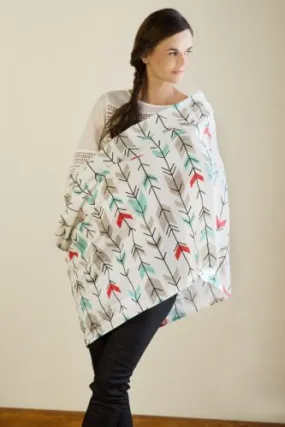 Nursing Happens™ Muslin Infinity Breastfeeding Scarf - Fletching Arrows