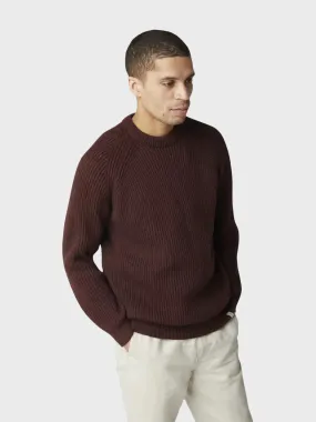 Peregrine Sweater Ford Crew Shiraz