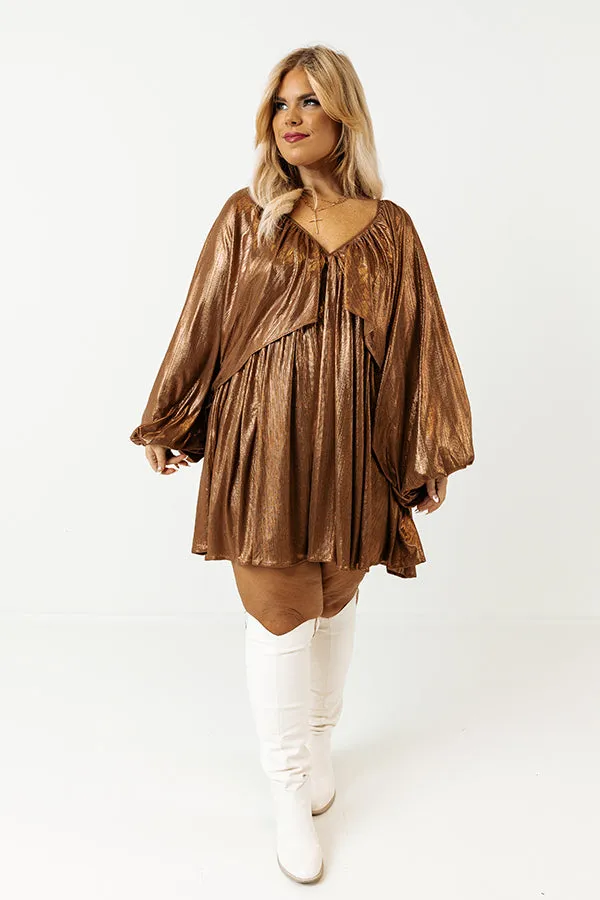 Perfectly Glam Babydoll Dress Curves