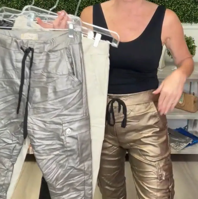 Shimmer Cargo Joggers