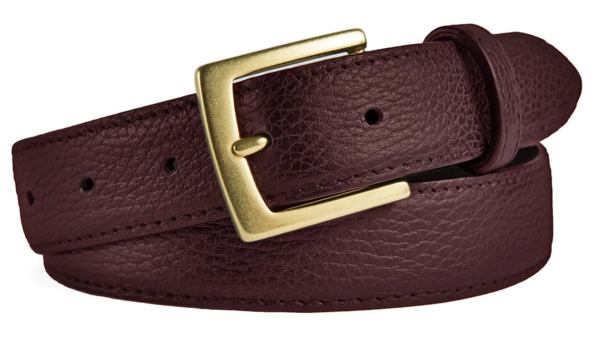 Signature Belt, (1.25") Gold Buckle