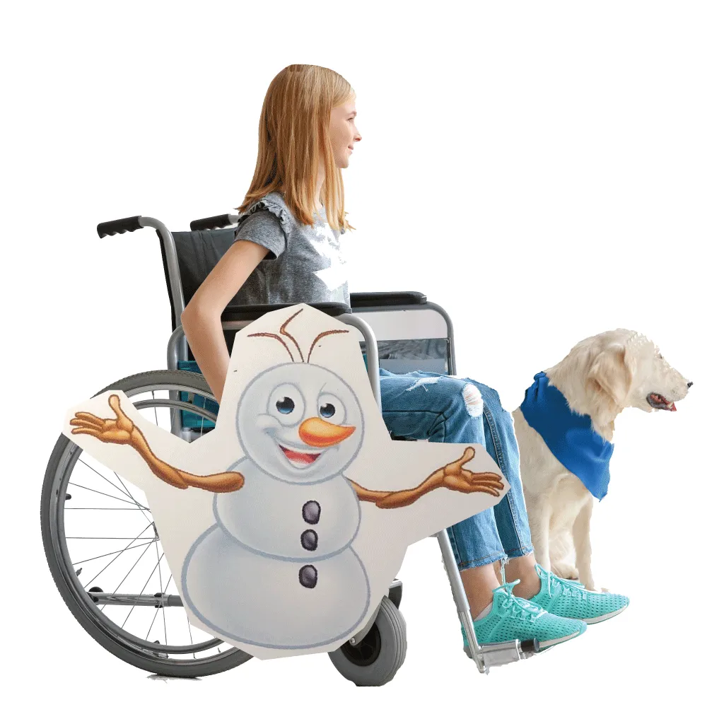 Snowman Olaf Lookalike Wheelchair Costume Child's
