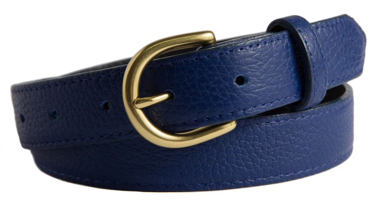 Soho Belt, (1.25") Gold Buckle