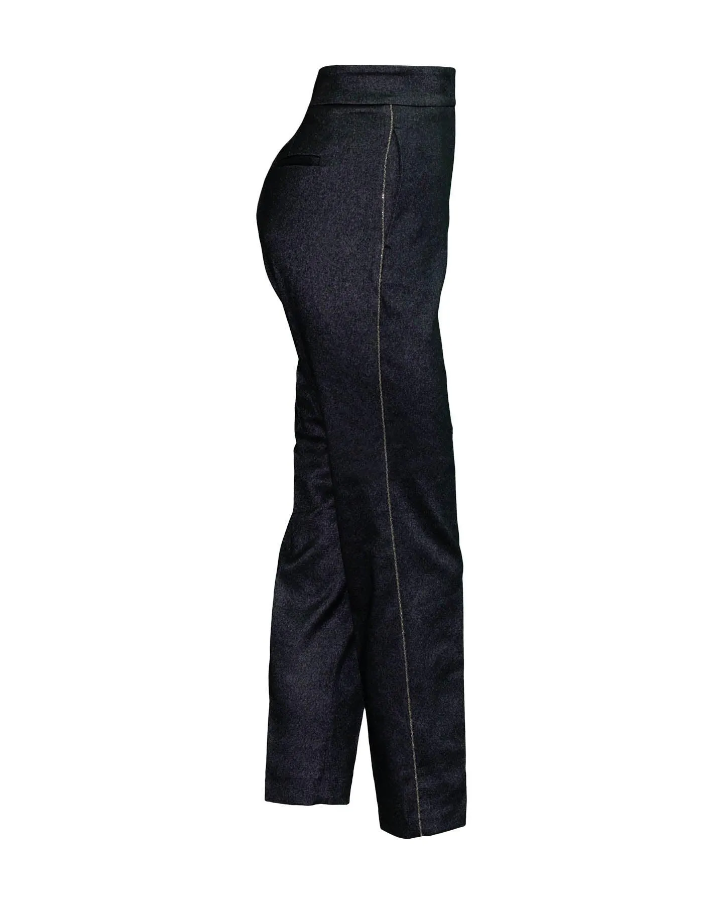 Tailored Pants with Piping