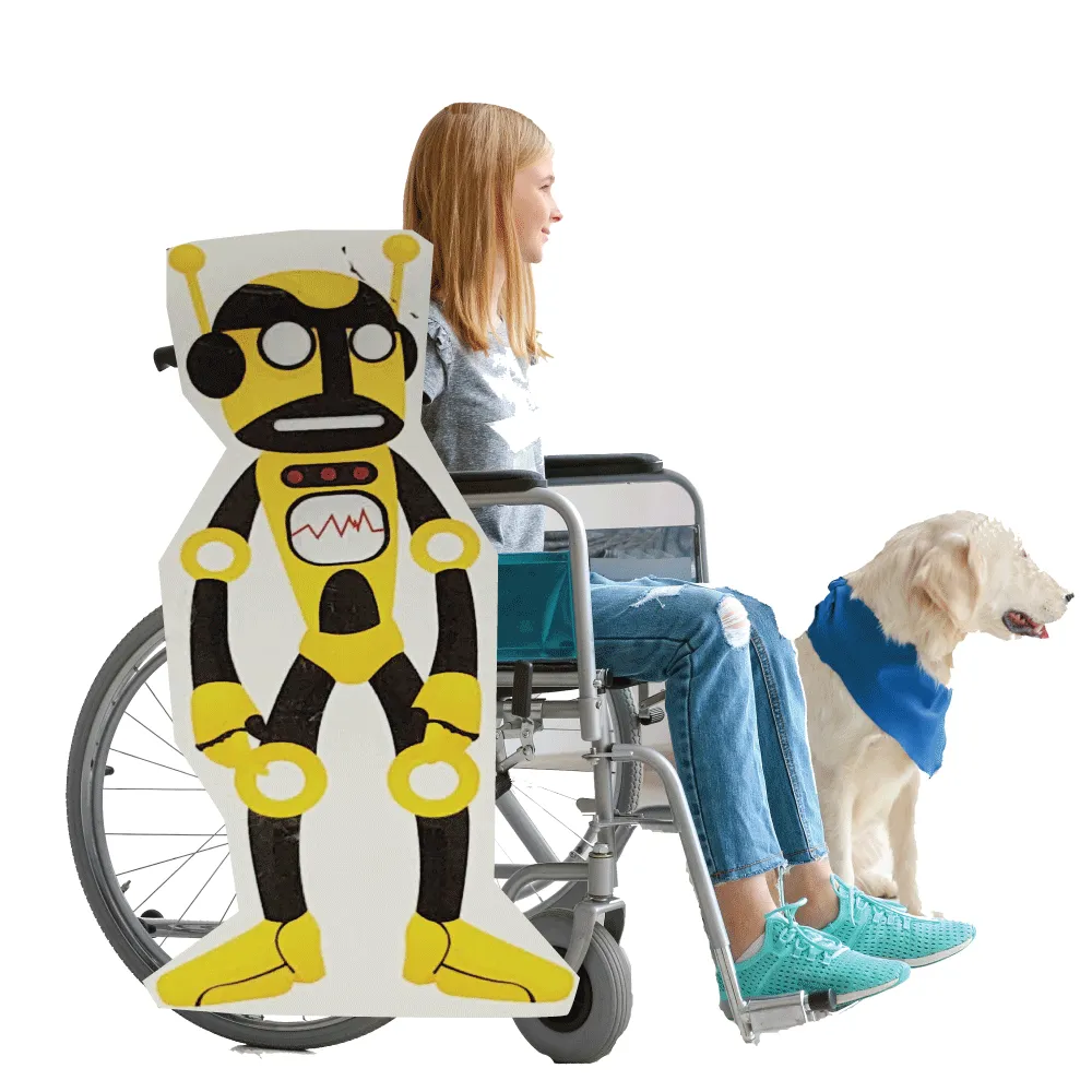 Tall the Robot Wheelchair Costume Child's