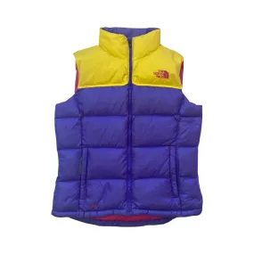 The North Face Women’s Purple & Yellow Gilet Puffer Jacket