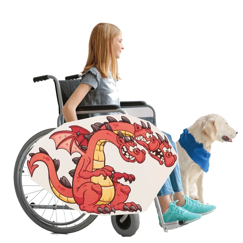 Three Headed Dragon Wheelchair Costume Child's