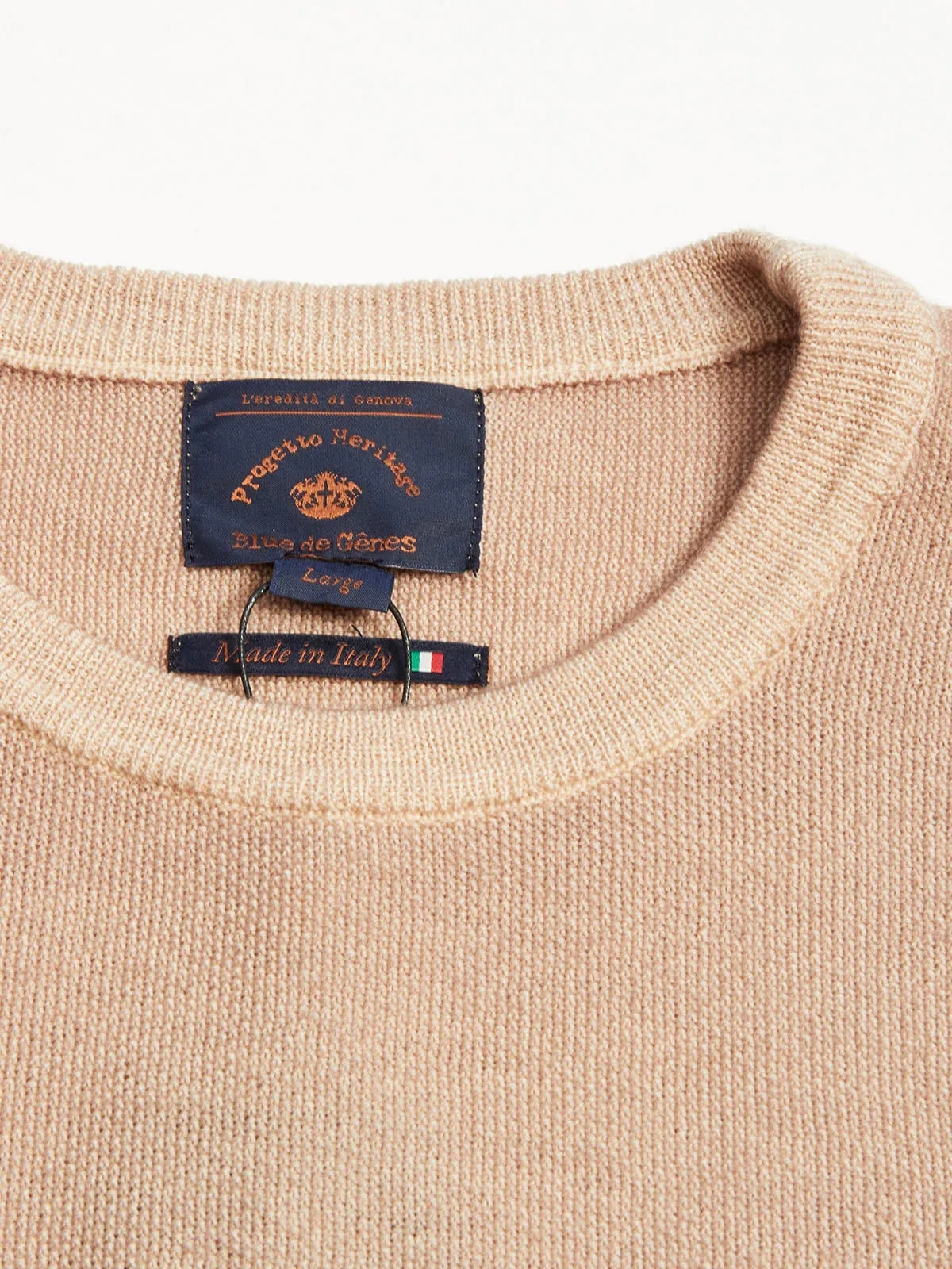 Tondo Stone Knit - Blue de Gênes
