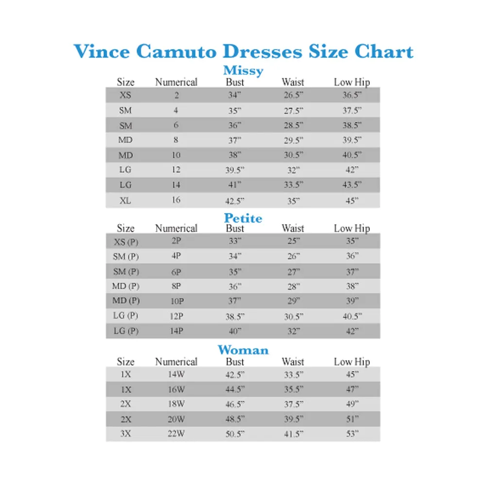 VINCE CAMUTO Printed Tiered Babydoll Dress
