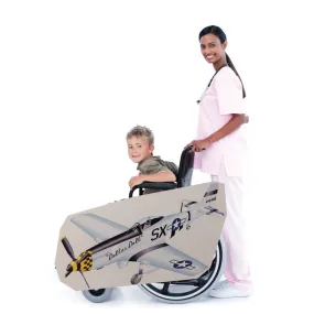 Vintage Fighter Plane Wheelchair Costume Child's