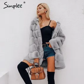 Vintage fluffy hoodie Coat 2019
