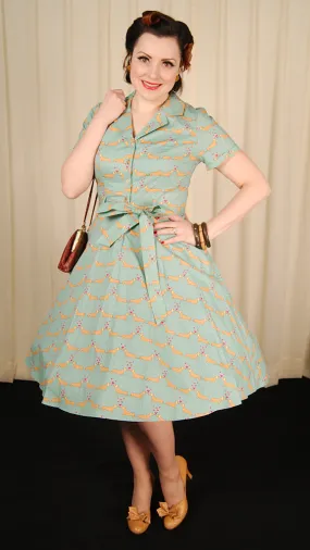 Weiner Dog Love Shirt Dress