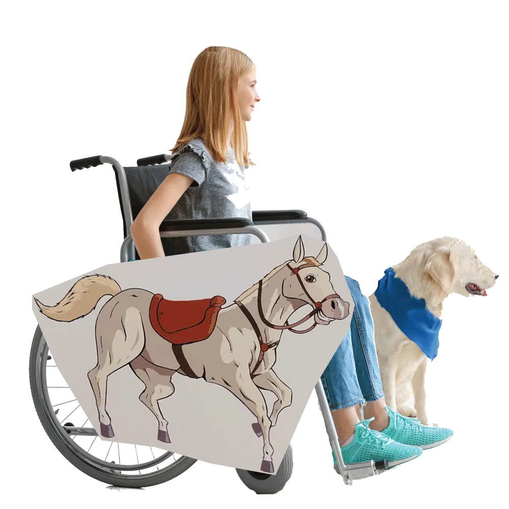 White Horse Wheelchair Costume Child's