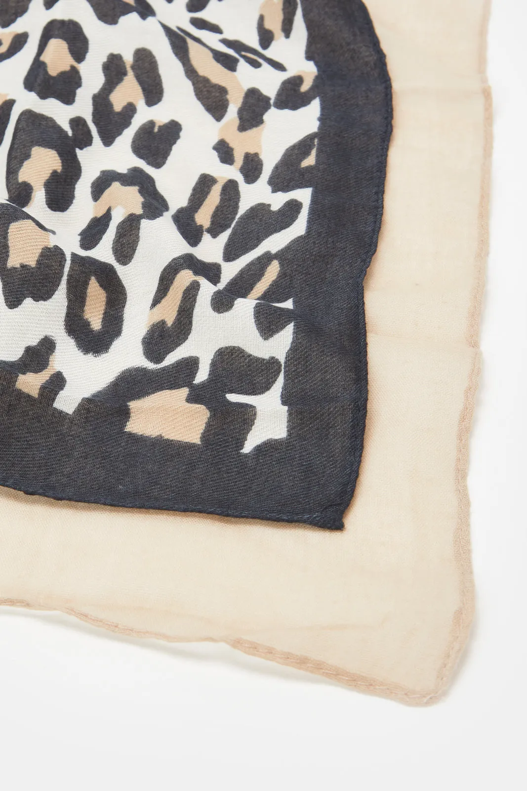 Women White And Beige Printed Scarf Set (Pack of 2)