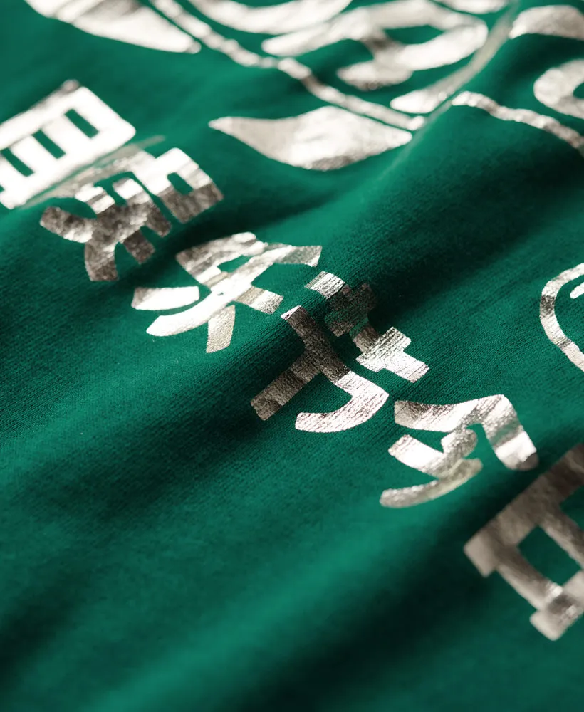 Workwear Scripted Graphic T-Shirt - Storm Green