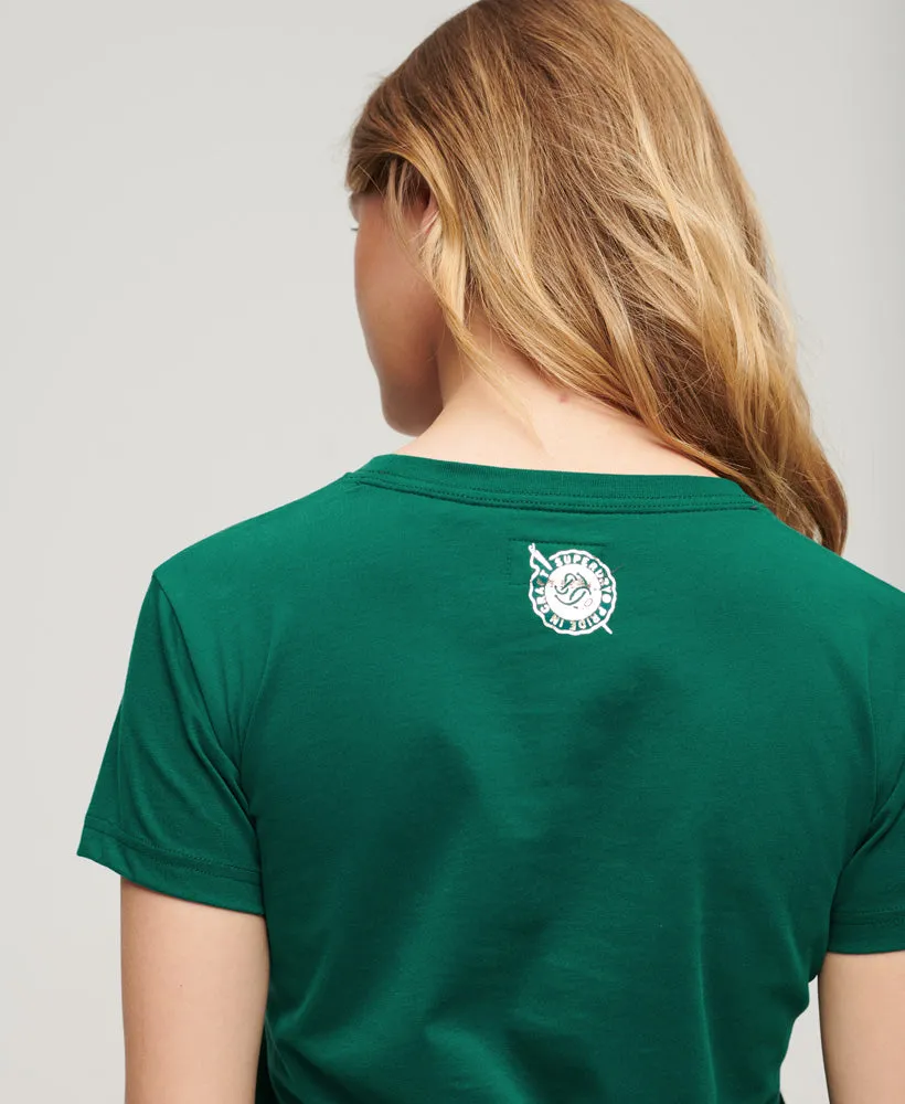 Workwear Scripted Graphic T-Shirt - Storm Green